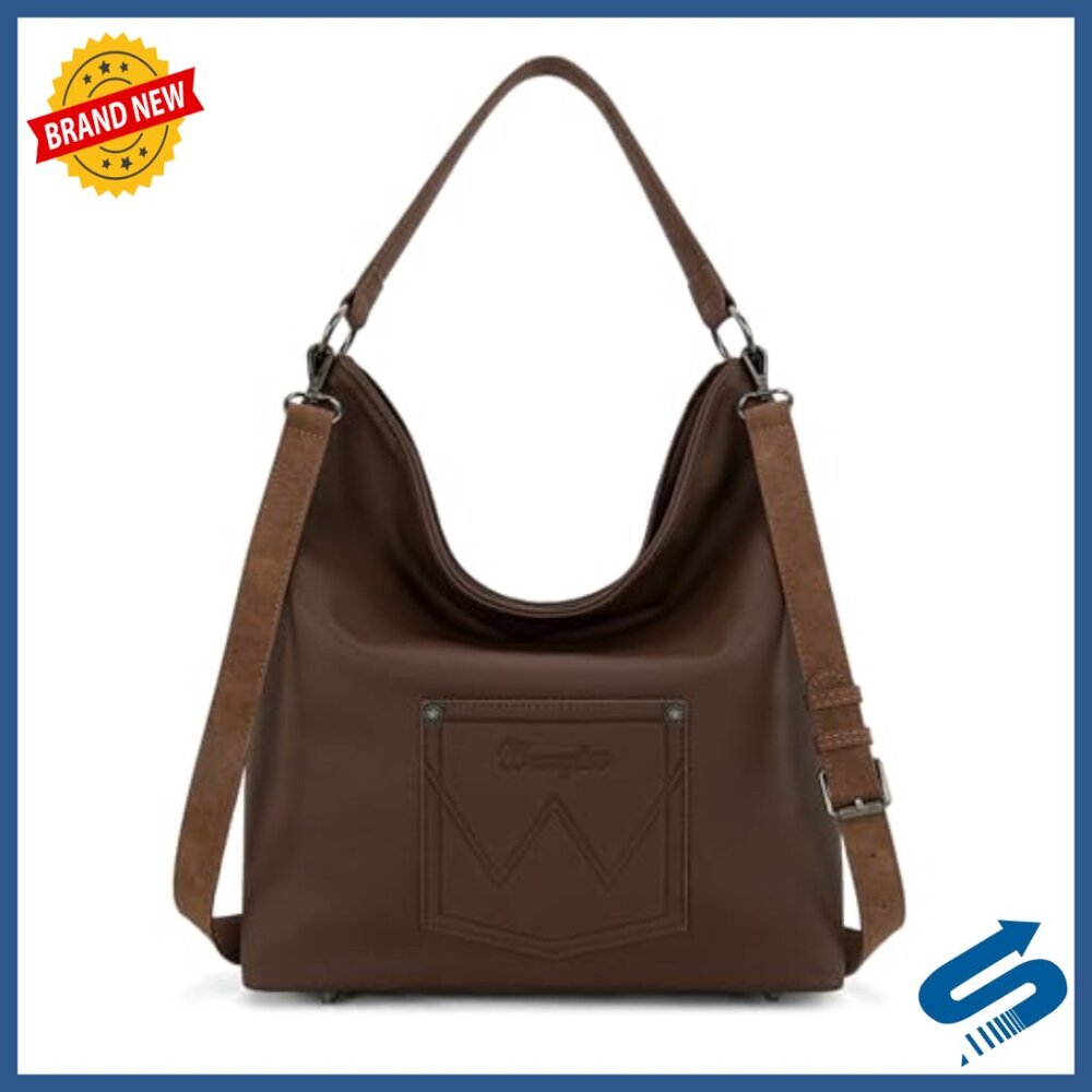 Embroidered Fringe Hobo Bag with Adjustable Crossbody Strap - Picture 4 of 7